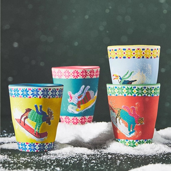 Anthropologie Other - ANTHROPOLOGIE | emily taylor for george & viv, melamine tumblers (4)